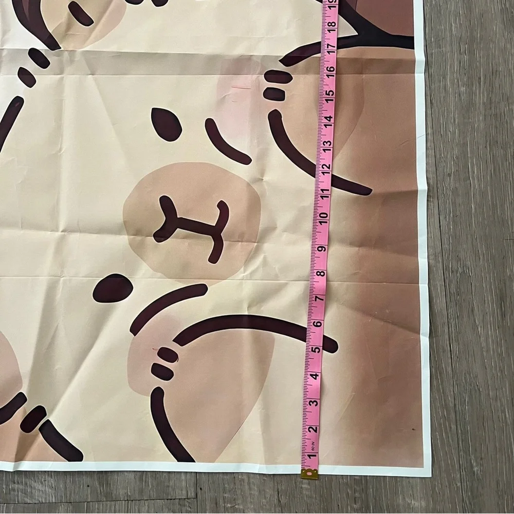Cute Capybaras Happy Birthday Backdrop Banner 40x60 in Party Decoration